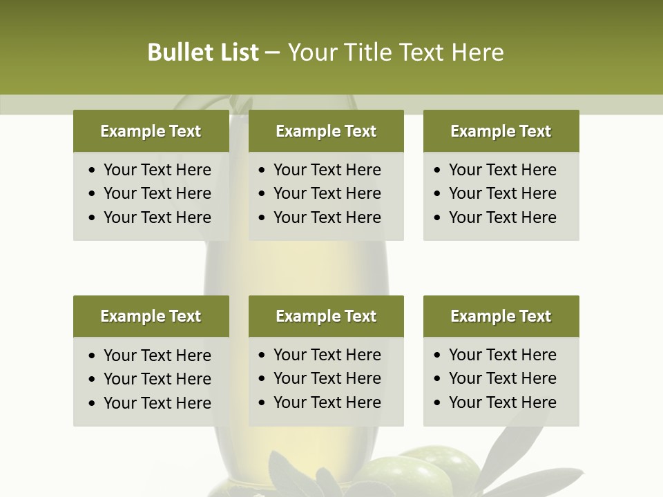 Ingredient Liquid Yellow PowerPoint Template