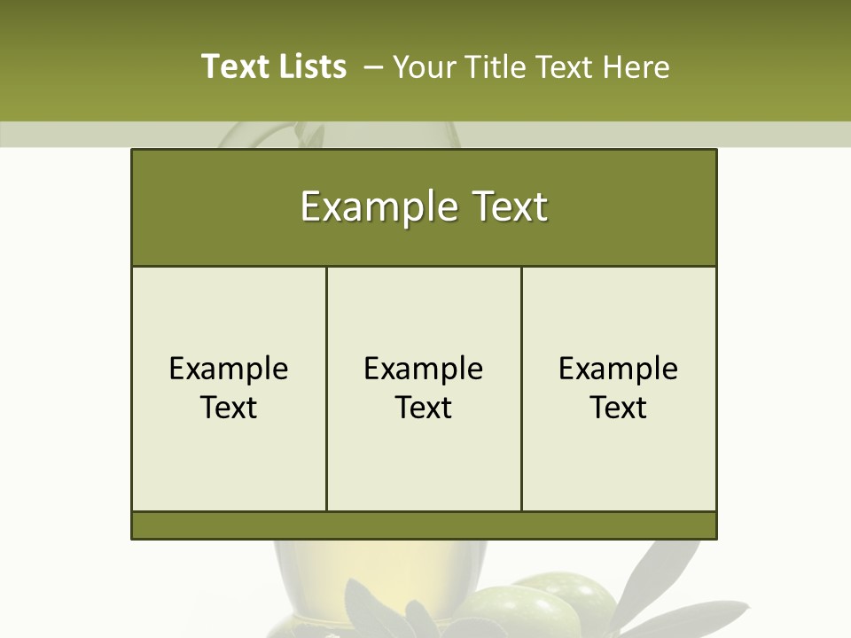 Ingredient Liquid Yellow PowerPoint Template