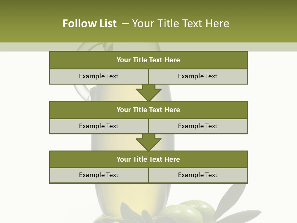 Ingredient Liquid Yellow PowerPoint Template