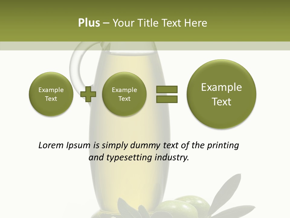 Ingredient Liquid Yellow PowerPoint Template