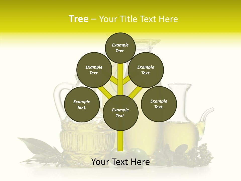 Isolated Virgin Tree PowerPoint Template
