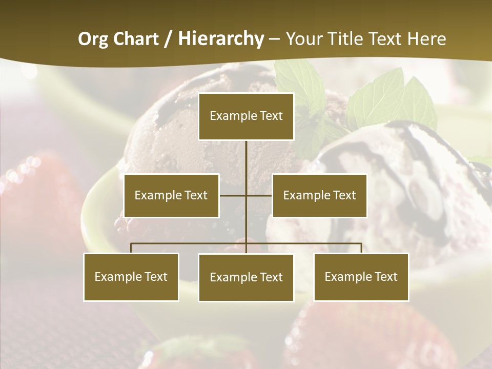 Food Icecream Raspberry PowerPoint Template