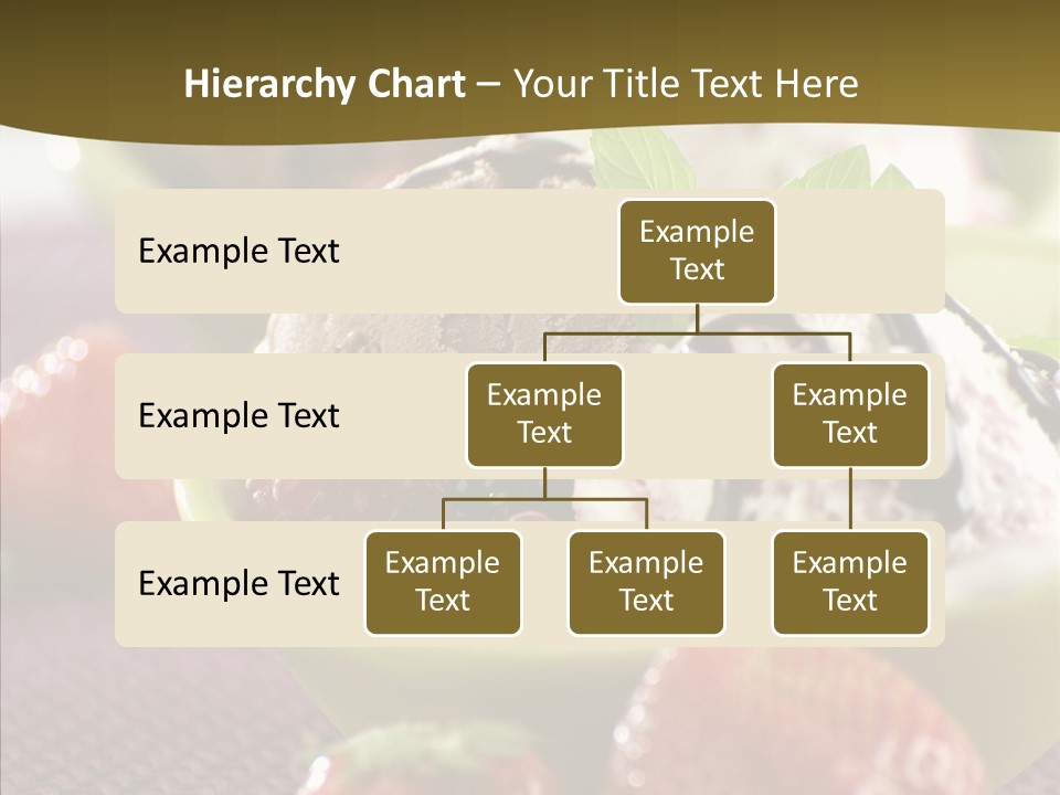 Food Icecream Raspberry PowerPoint Template