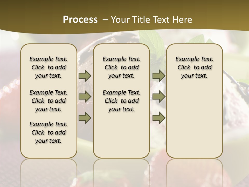 Food Icecream Raspberry PowerPoint Template