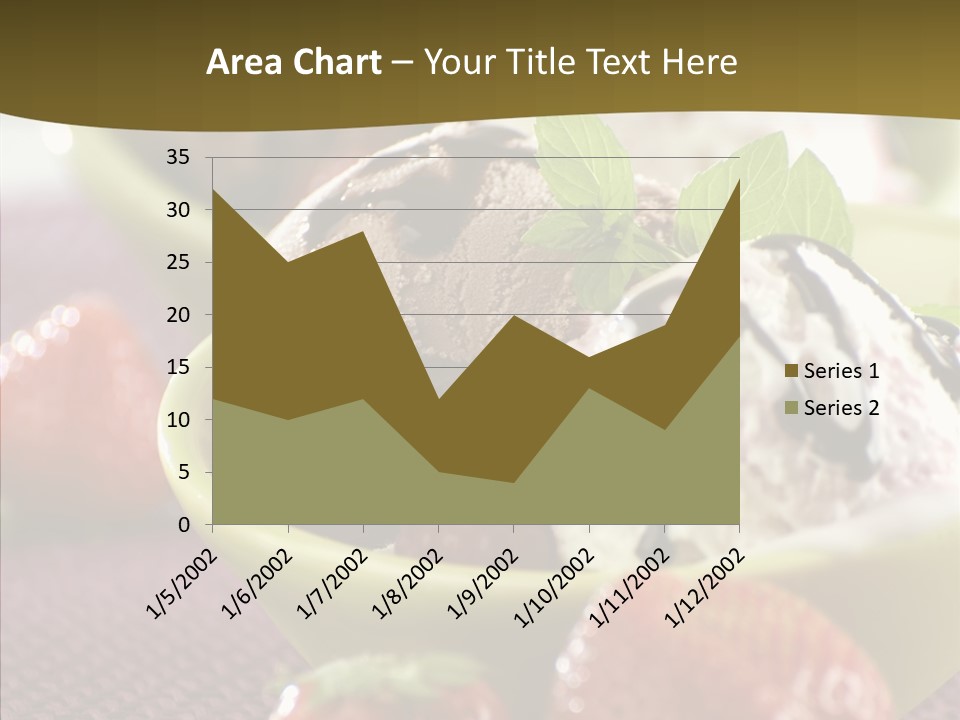 Food Icecream Raspberry PowerPoint Template