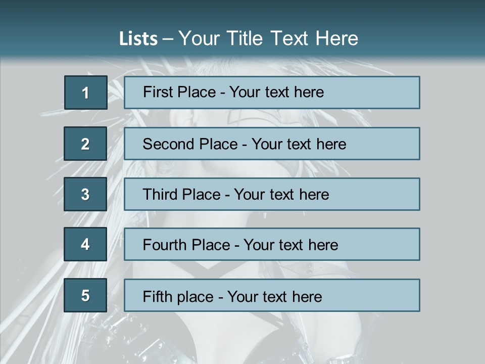 Happy Chair People PowerPoint Template