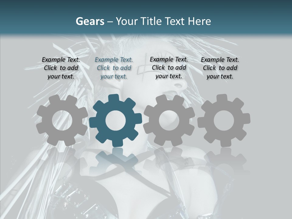 Happy Chair People PowerPoint Template