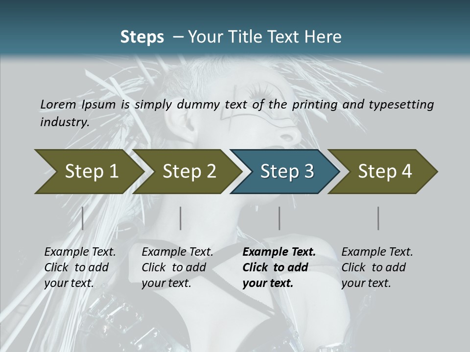 Happy Chair People PowerPoint Template