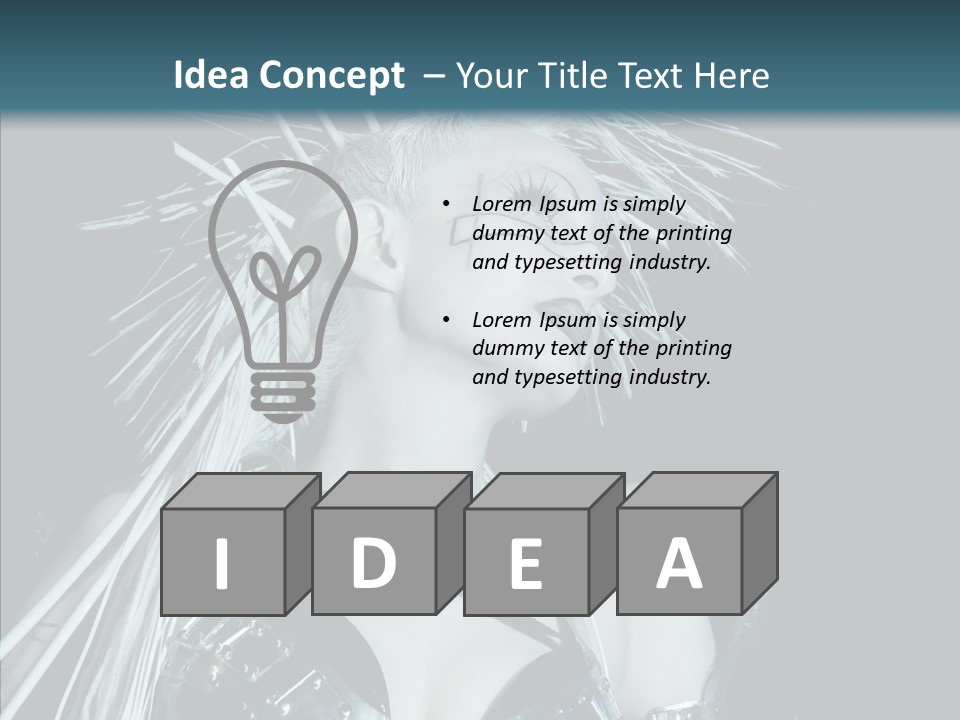 Happy Chair People PowerPoint Template