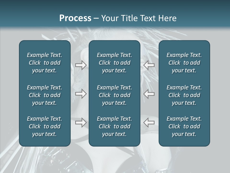 Happy Chair People PowerPoint Template