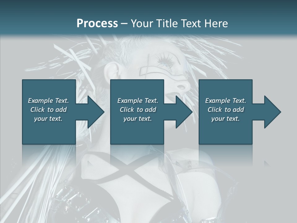 Happy Chair People PowerPoint Template