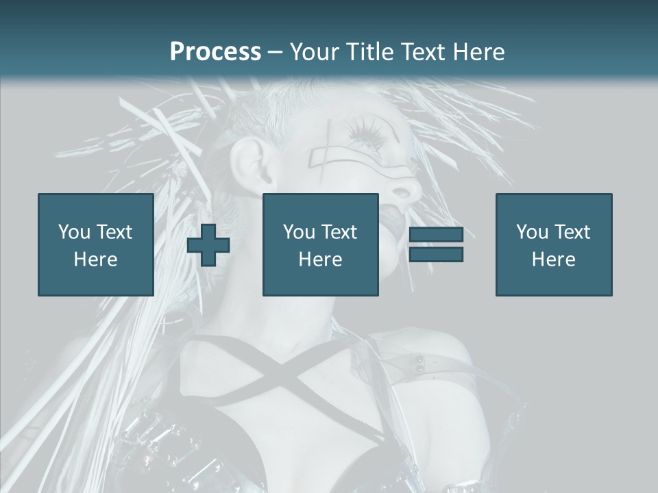 Happy Chair People PowerPoint Template