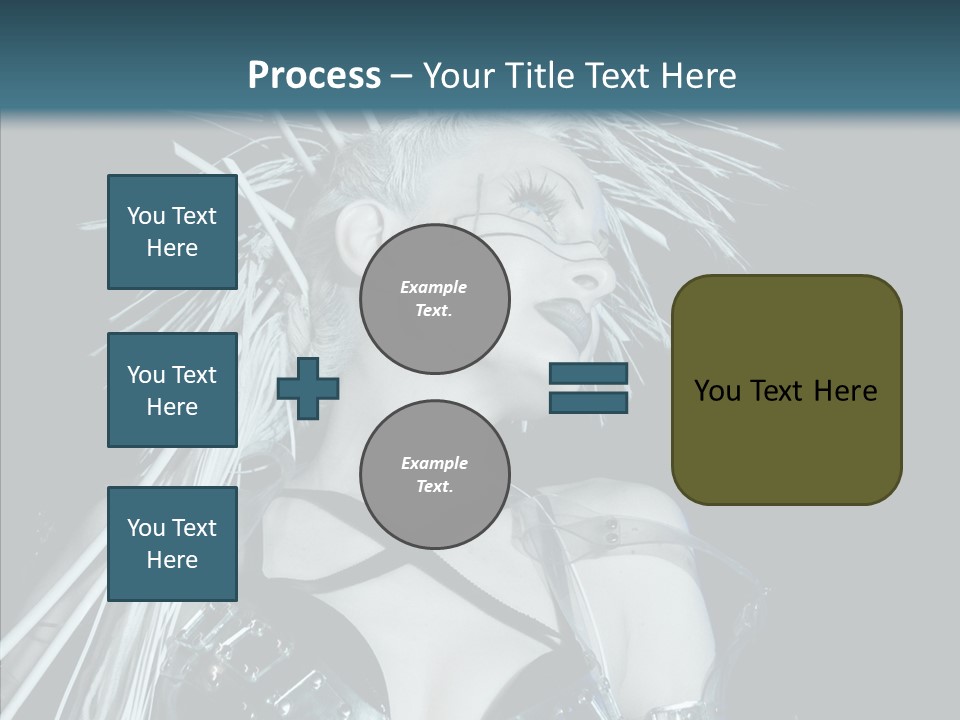 Happy Chair People PowerPoint Template