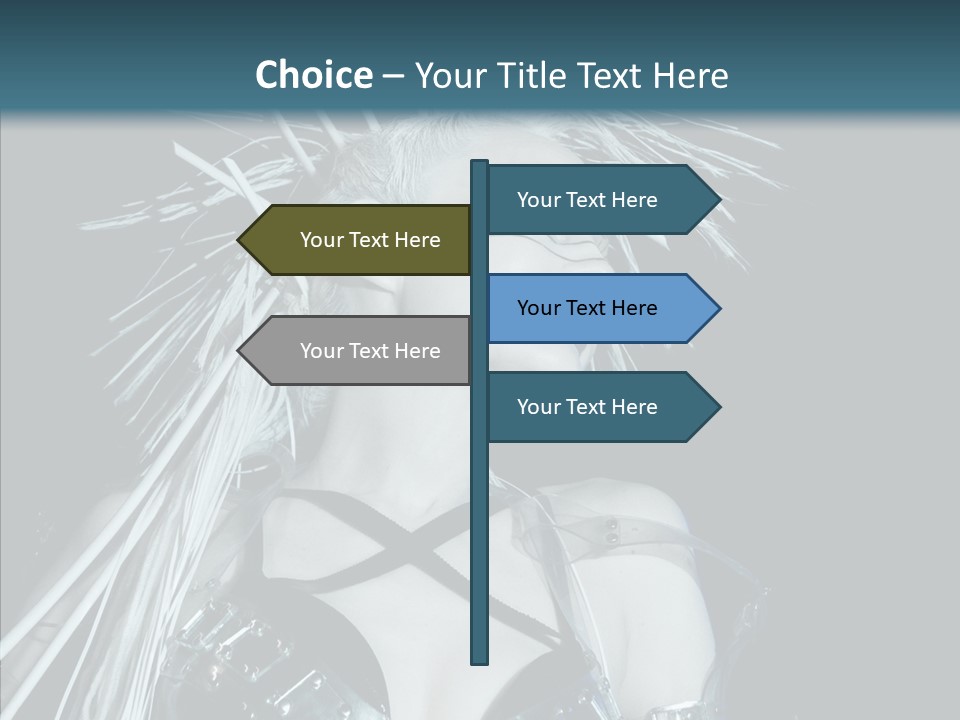 Happy Chair People PowerPoint Template