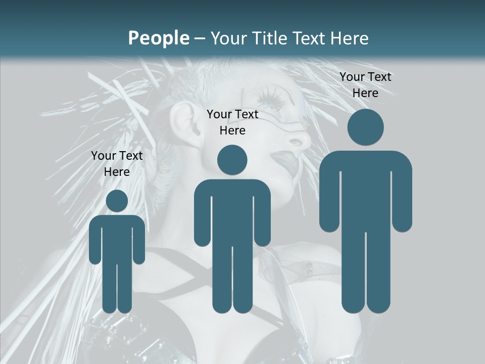 Happy Chair People PowerPoint Template