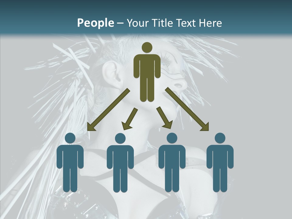 Happy Chair People PowerPoint Template