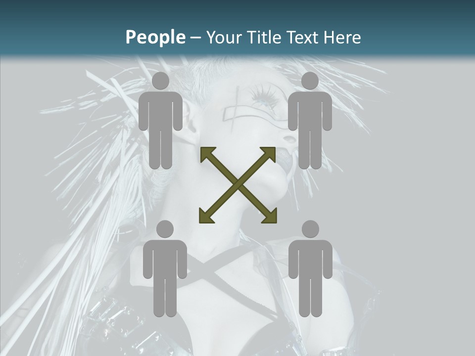 Happy Chair People PowerPoint Template