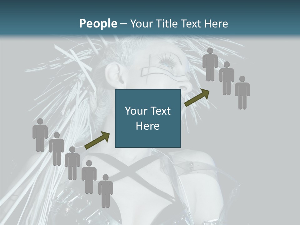 Happy Chair People PowerPoint Template