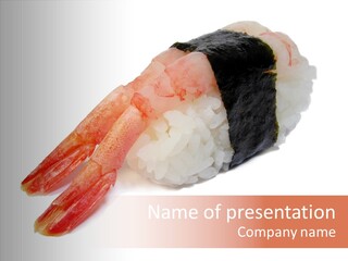 Taste Raw Isolated PowerPoint Template