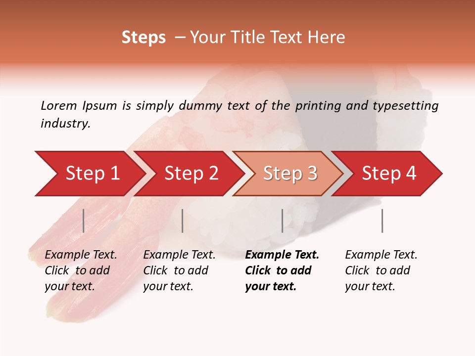 Taste Raw Isolated PowerPoint Template