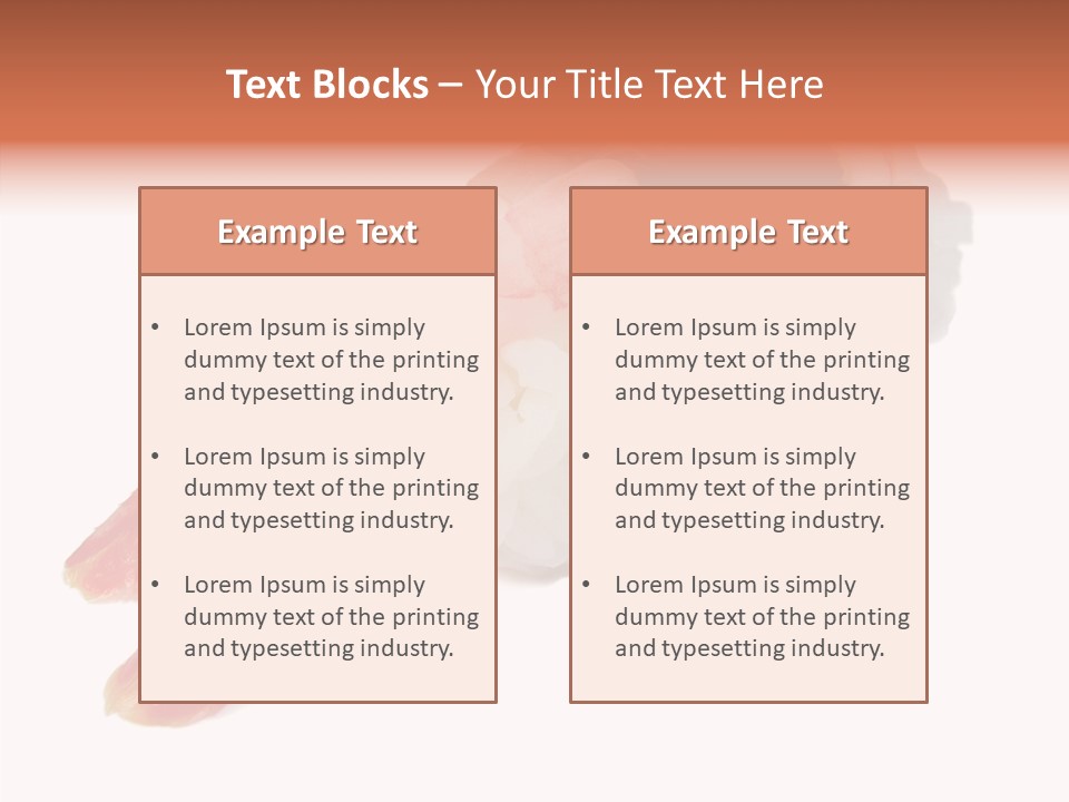 Taste Raw Isolated PowerPoint Template