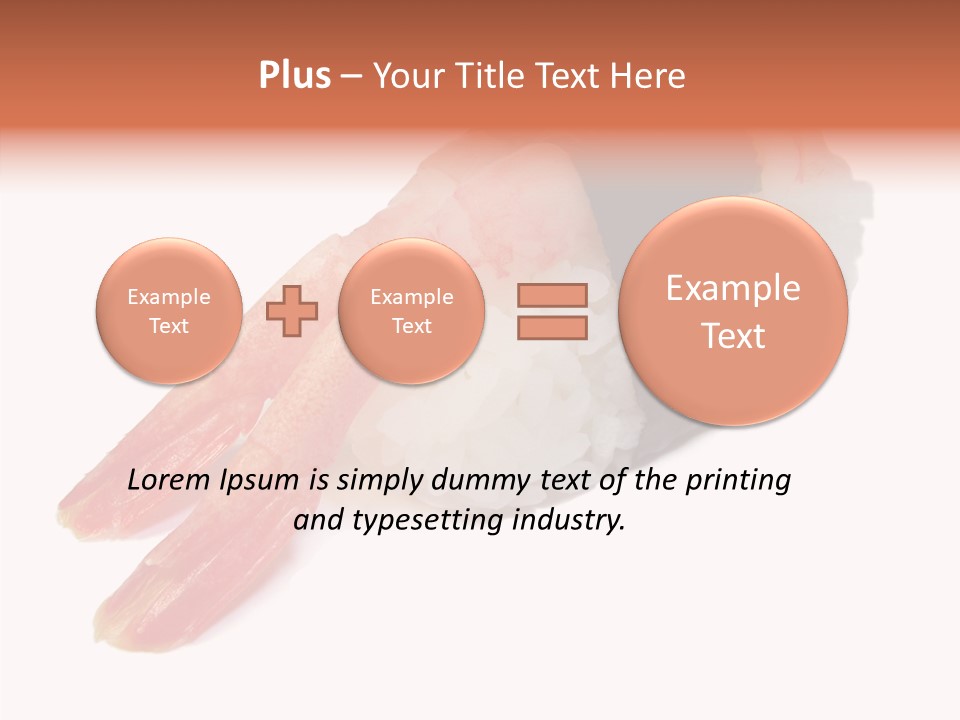 Taste Raw Isolated PowerPoint Template