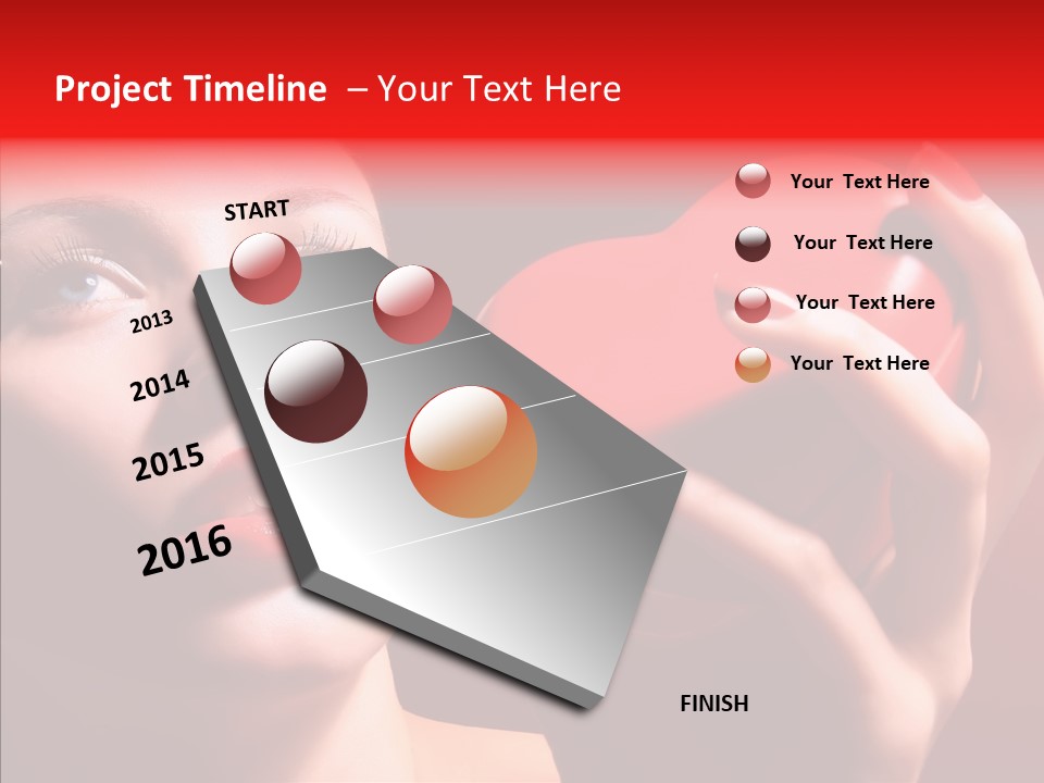 Pretty Line Positive PowerPoint Template