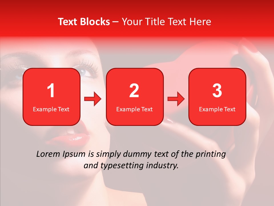 Pretty Line Positive PowerPoint Template