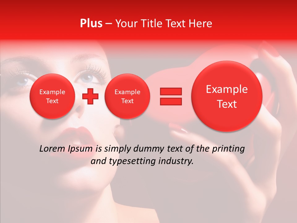 Pretty Line Positive PowerPoint Template