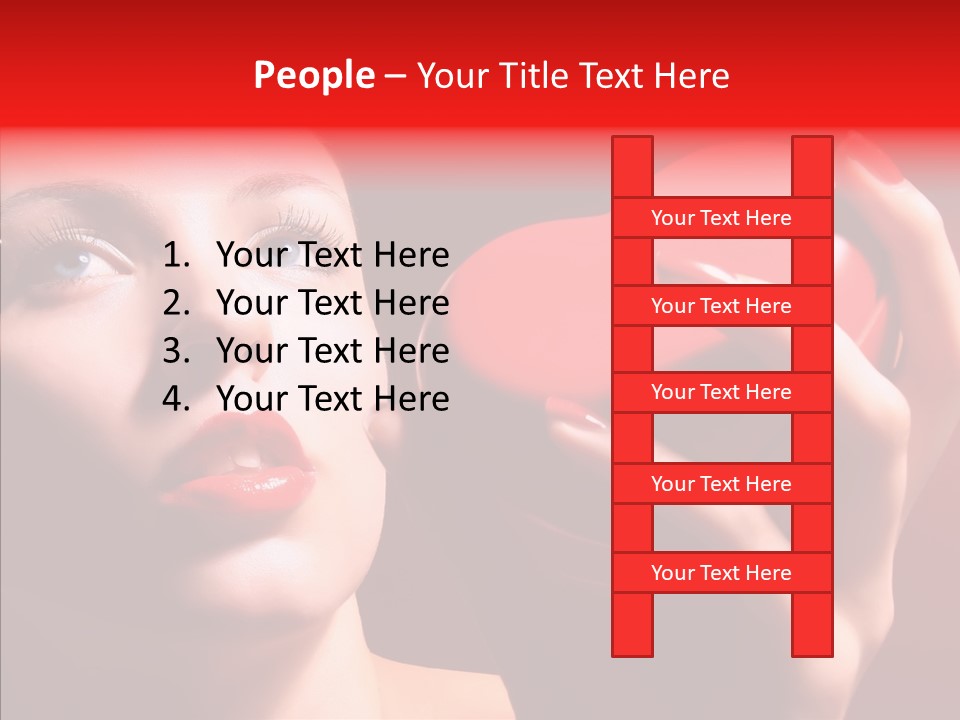 Pretty Line Positive PowerPoint Template