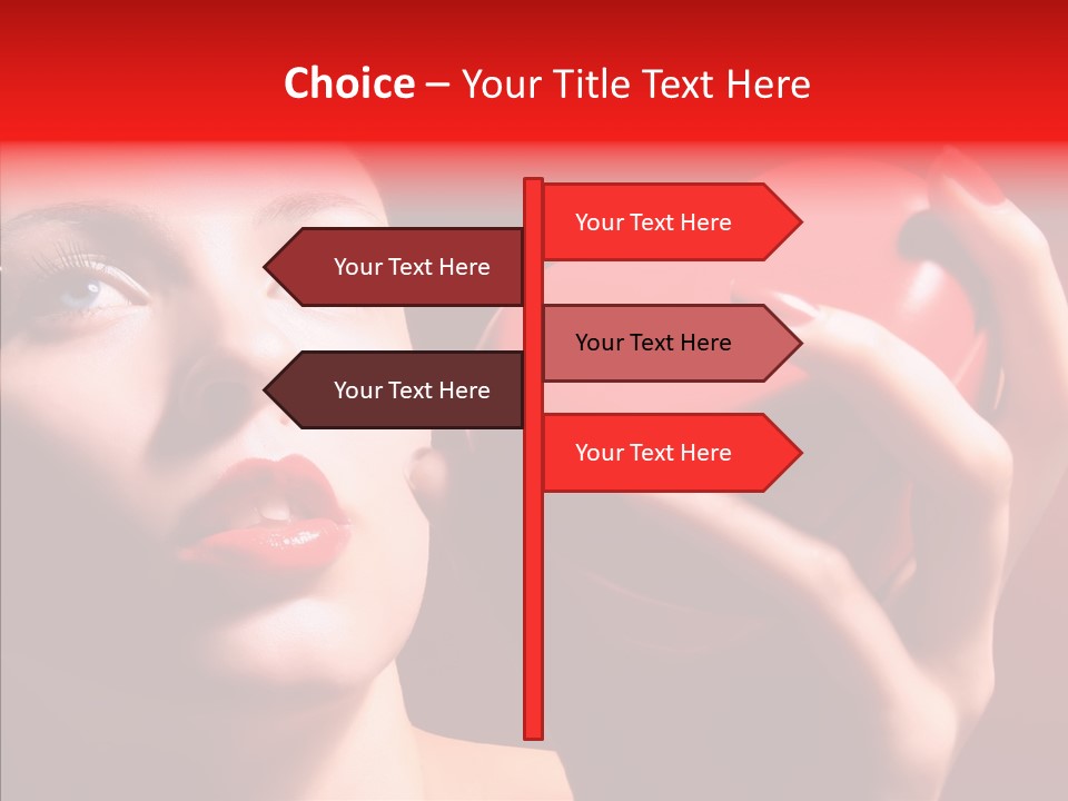 Pretty Line Positive PowerPoint Template