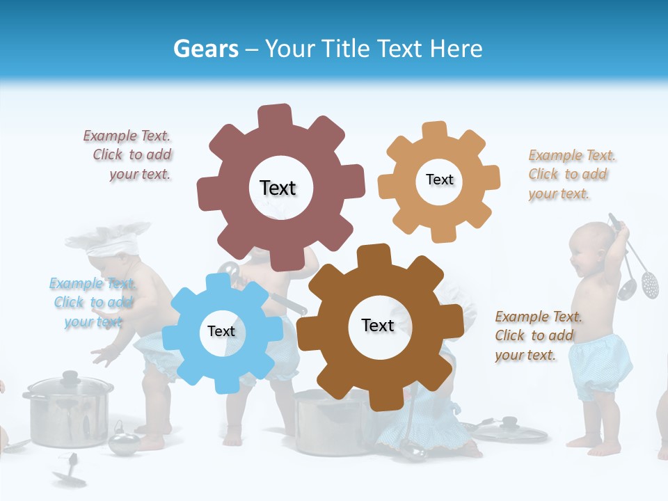 Supper Spoons Cook PowerPoint Template