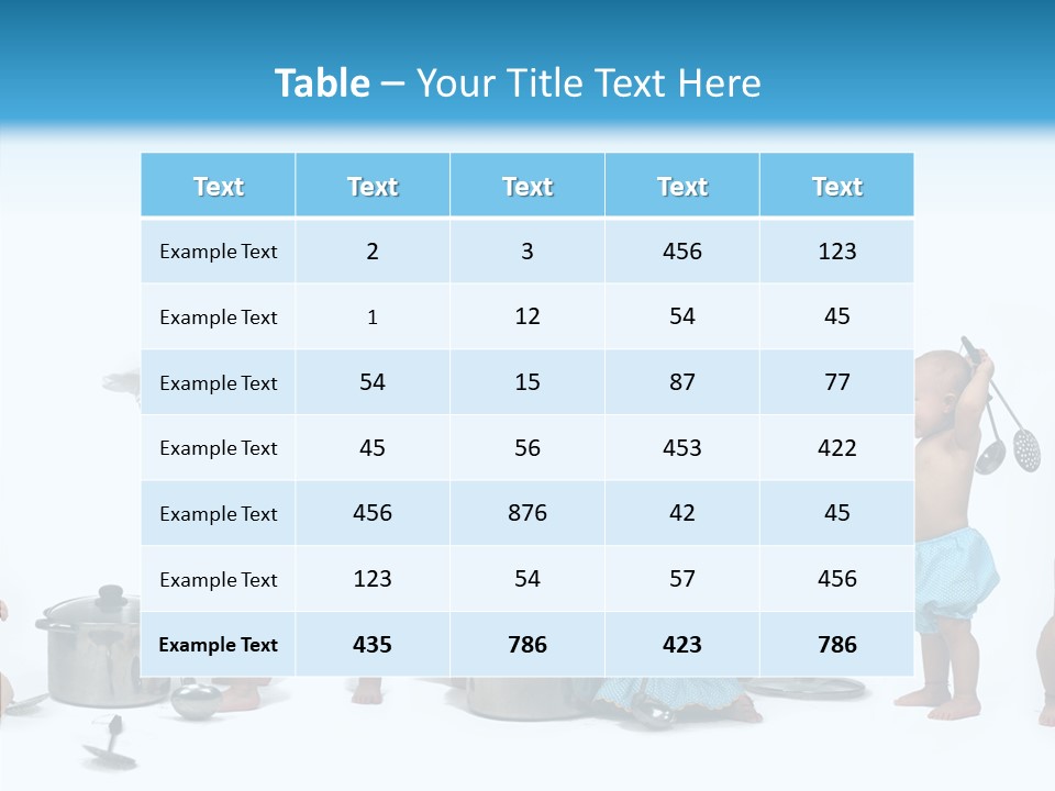 Supper Spoons Cook PowerPoint Template