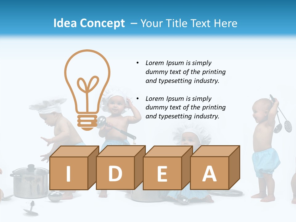 Supper Spoons Cook PowerPoint Template