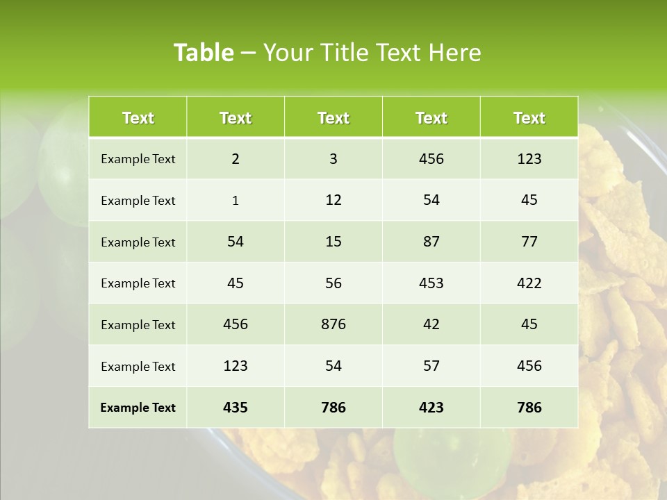 Greece Hungry Protein PowerPoint Template