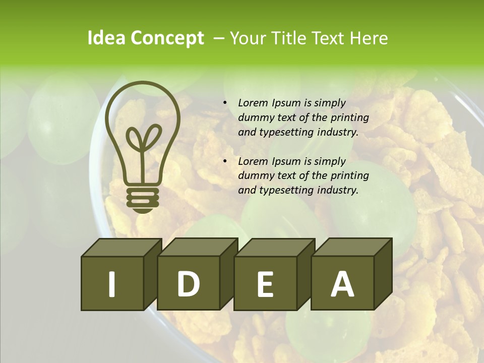 Greece Hungry Protein PowerPoint Template