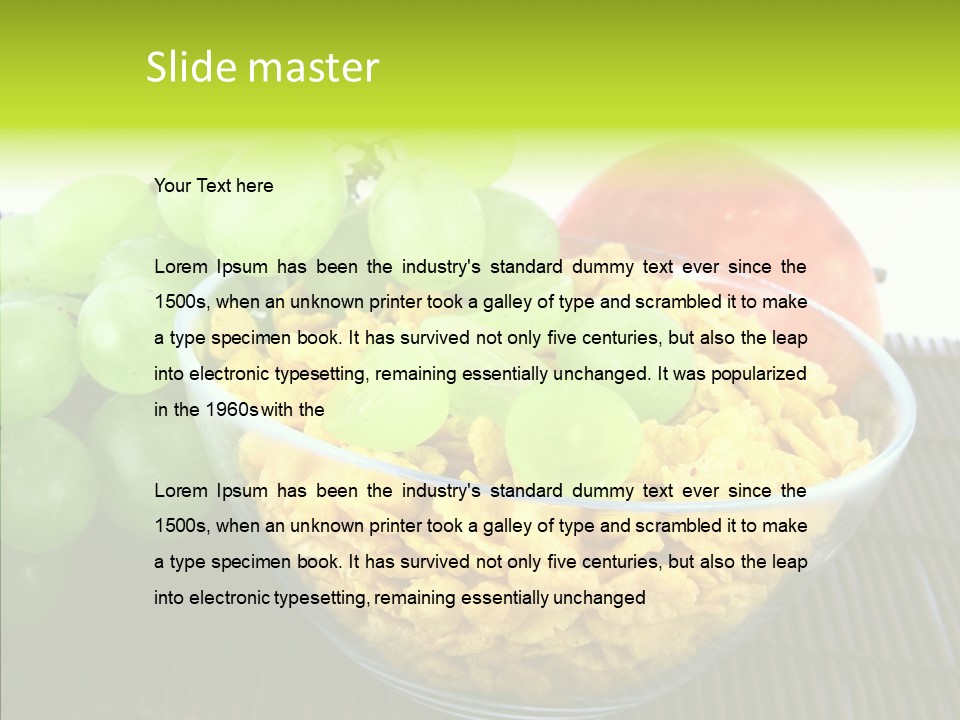 Restaurant Chef Nuts PowerPoint Template