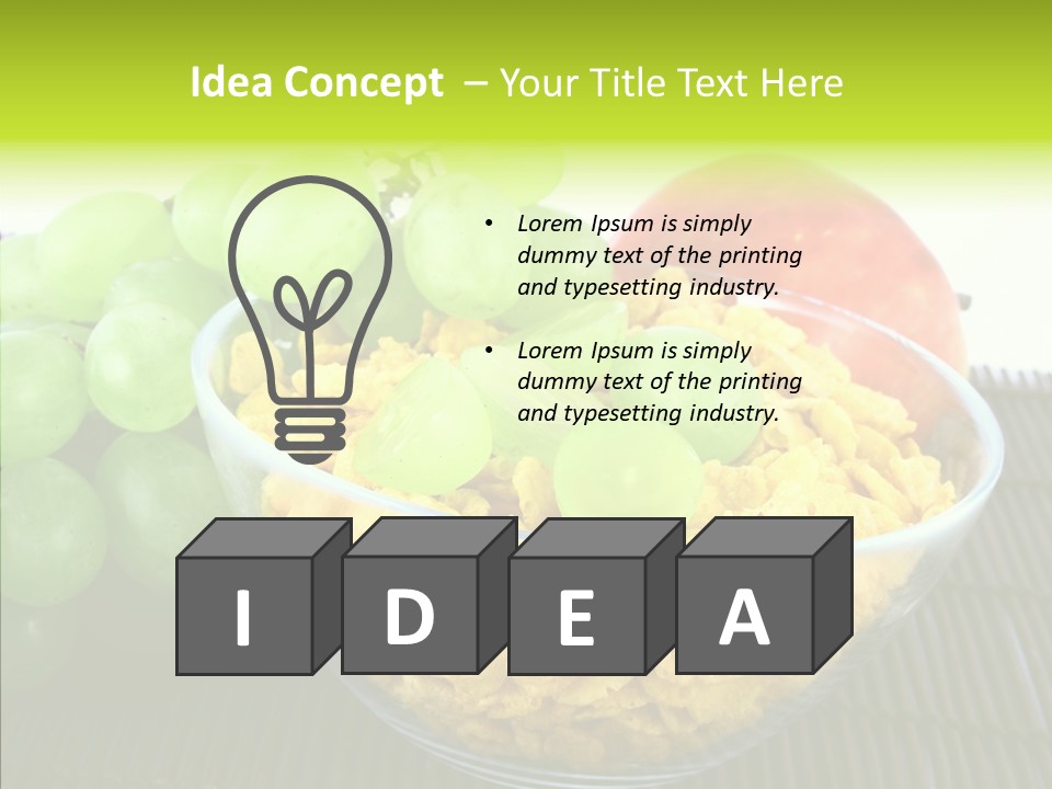 Restaurant Chef Nuts PowerPoint Template