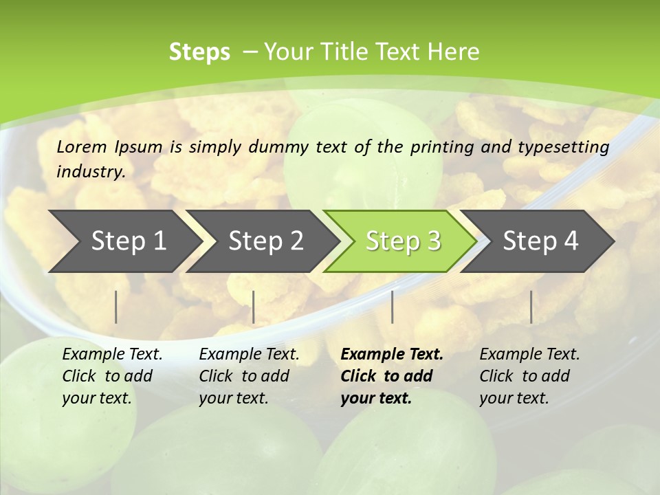 Bread Carrot Corn PowerPoint Template