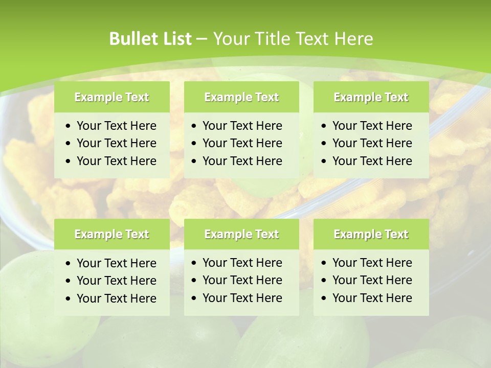 Bread Carrot Corn PowerPoint Template