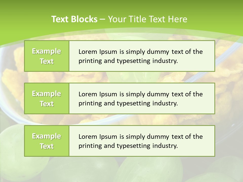 Bread Carrot Corn PowerPoint Template