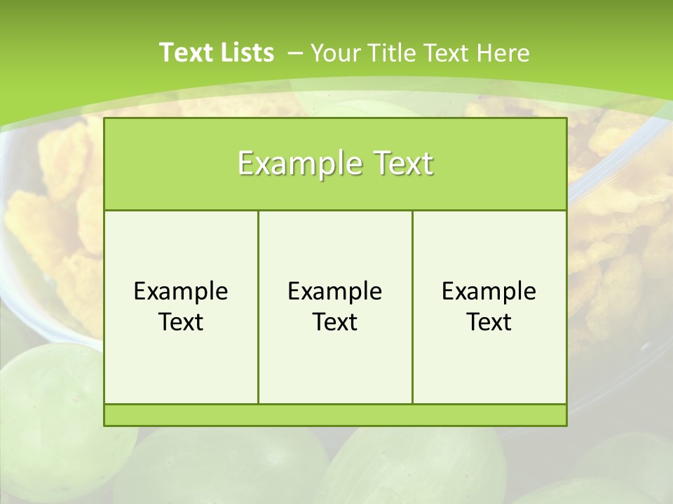 Bread Carrot Corn PowerPoint Template