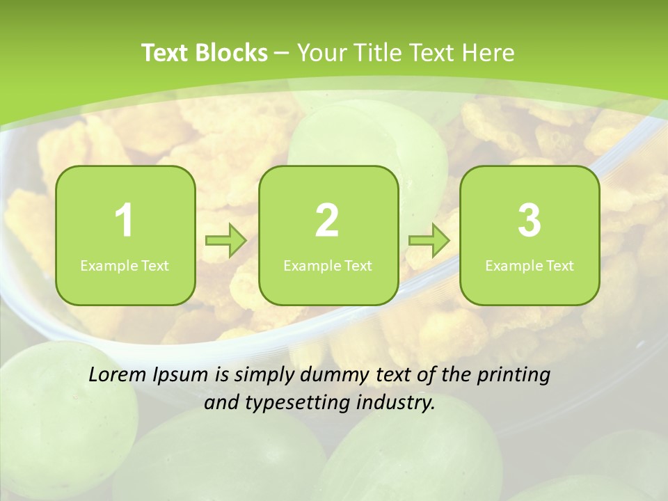 Bread Carrot Corn PowerPoint Template