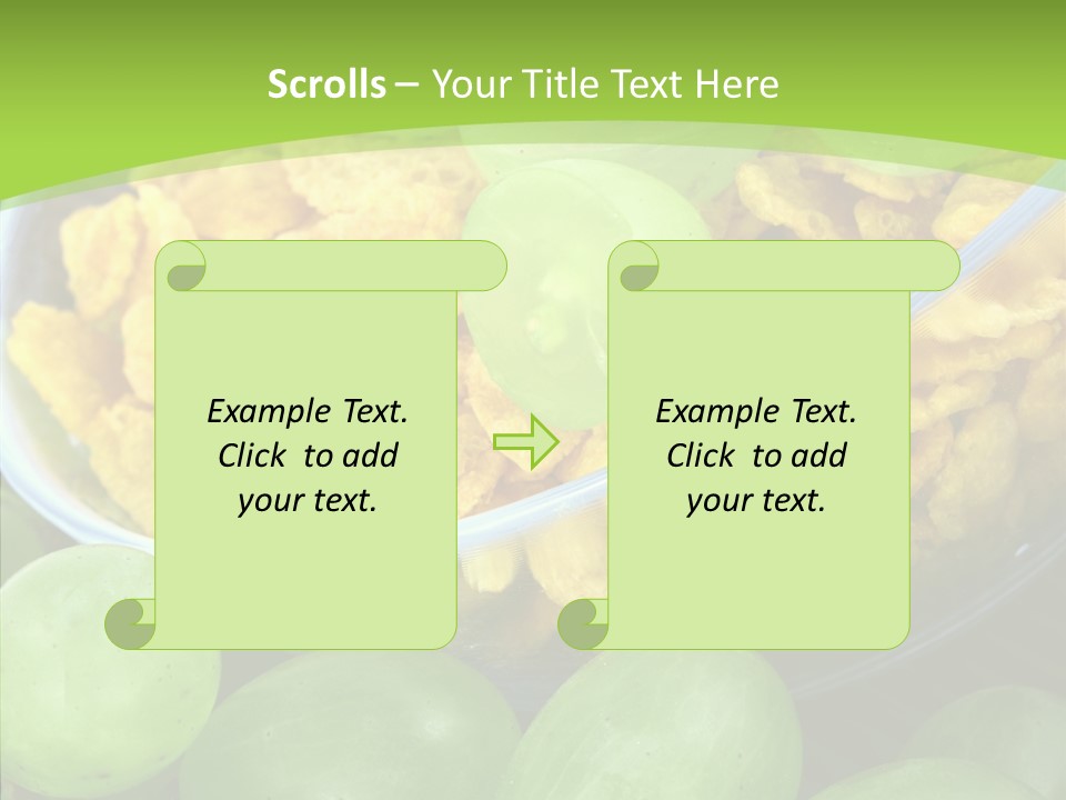 Bread Carrot Corn PowerPoint Template