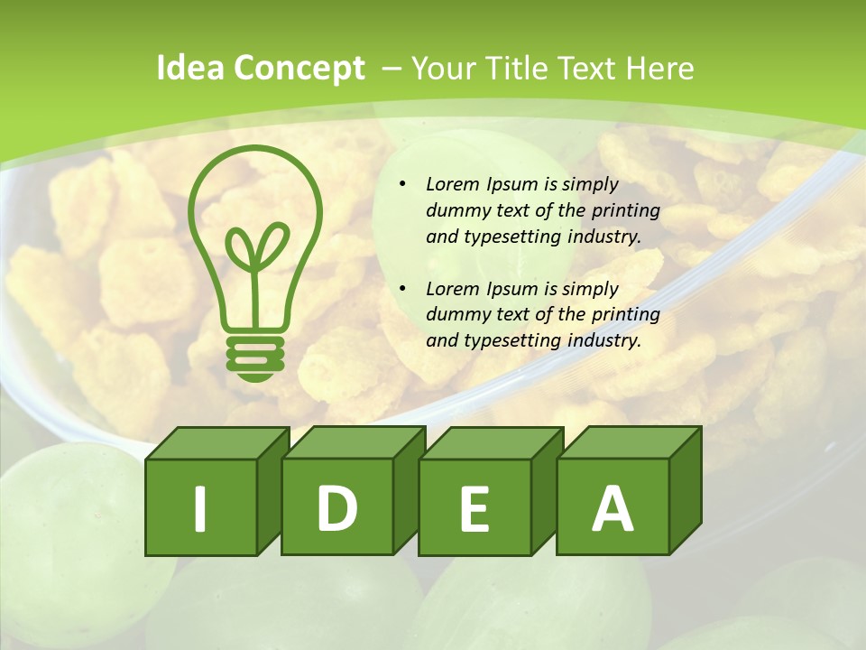 Bread Carrot Corn PowerPoint Template