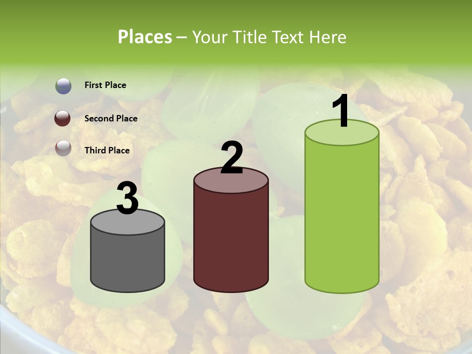 White Food Breakfast PowerPoint Template