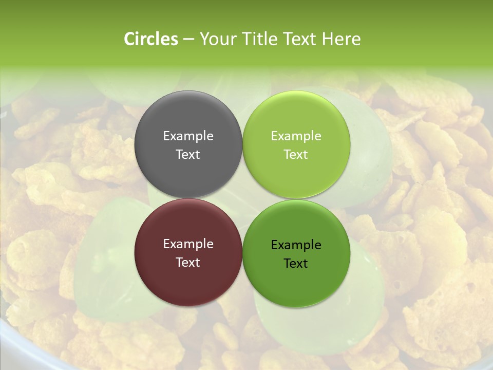 White Food Breakfast PowerPoint Template