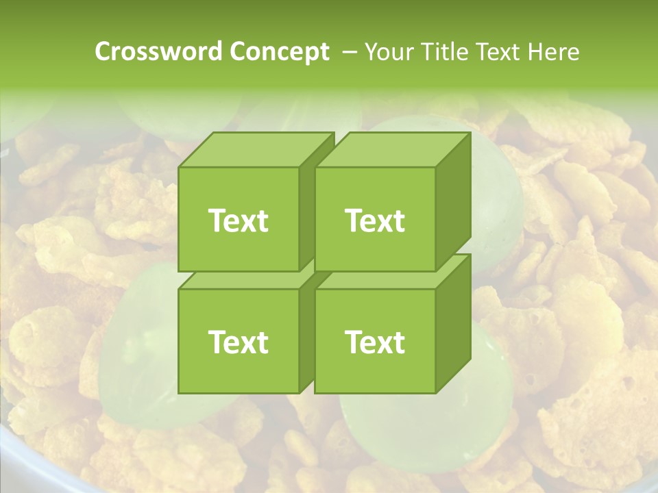 White Food Breakfast PowerPoint Template