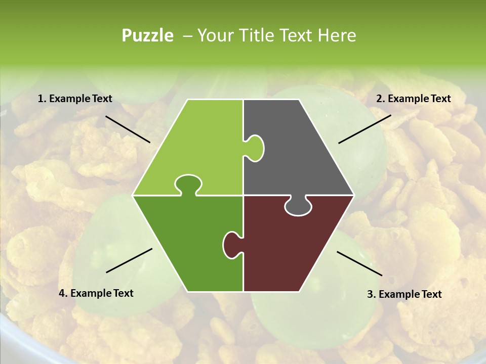 White Food Breakfast PowerPoint Template