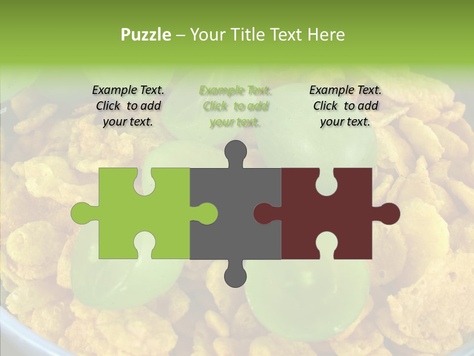 White Food Breakfast PowerPoint Template